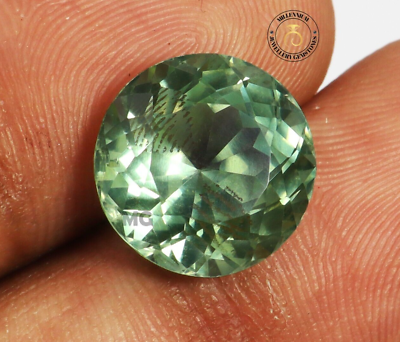 #ad CERTIFIED Loose Gemstone 9.05 Ct Natural Bi Color Unheated Round Cut Tourmaline $80.37