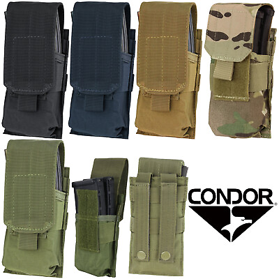 Condor MA5 Tactical MOLLE PALS Modular Closed Top Single Rifle Magazine Pouch $13.94