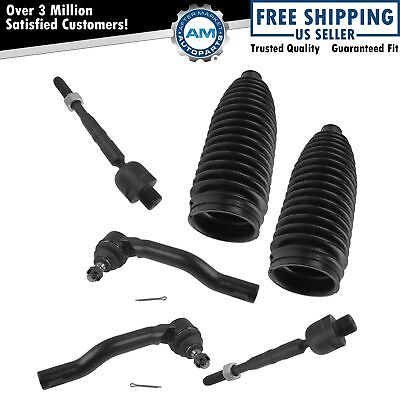 #ad Tie Rod End Inner Outer LH RH Kit w Rack Boots Set of 6 for Edge MKX New $69.43