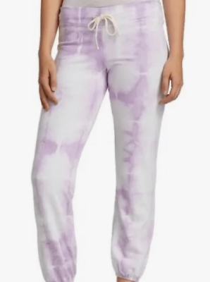 #ad Sundry Pants Womens Size Small Tie Dye Sweatpants Joggers Lilac Purple White NW $45.00