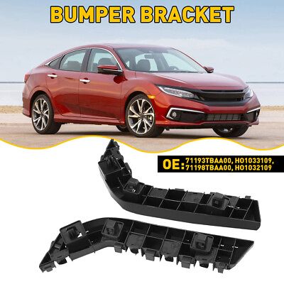 #ad 2X LeftRight Support Bumper Retainer Bumper Bracket For 2016 2021 Honda Civic $9.19
