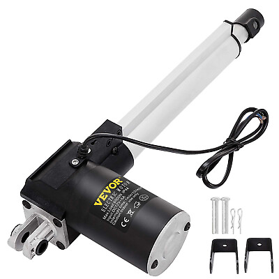 #ad Linear Actuator 8quot; Stroke 6000N 200mm 5mm s Auto Lift Heavy Duty 12V DC Motor $42.99