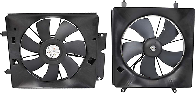 #ad Air Radiator Condenser Cooling Fan Assembly Motor Shroud Compatible with 2002 20 $135.99