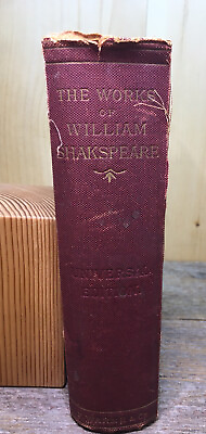 #ad 1890 THE WORKS OF WILLIAM SHAKESPEARE Rare Londonamp;New York $285.00