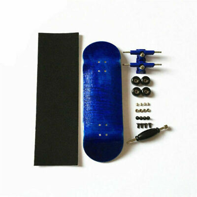 #ad 32mm Basic Complete Wooden Fingerboard Finger Skateboard Bearings Nuts Foam Tape AU $22.98