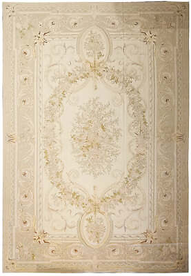 #ad 18#x27; x 12#x27; french Aubusson Flat Weave Rug Pale Pastels #F 6197 $4219.00