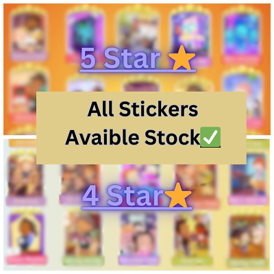 #ad 4 amp; 5 Star Stickers Cards All Available Same Day Delivery 🚚📦 $8.50