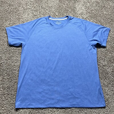 #ad Peter Millar Seaside Collection Men’s T shirt XXL Short Sleeve UPF 50 Stretch $21.95