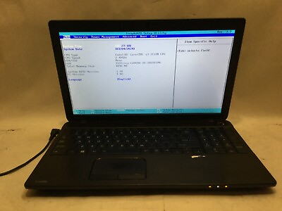 #ad Toshiba Satellite C55 A5166 Intel Core i3 3110M @ 2.40GHz MISSING PARTS MR $24.99