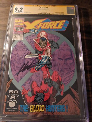 #ad X Force #2 CGC 9.2 WP 2nd Deadpool 1st App Weapon X Signed Rob Liefeld 🔥 $225.00