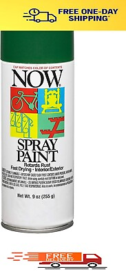 #ad Krylon I21205007 Now Spray Paint 9 Ounce Pack of 1 Hunter Green $4.99