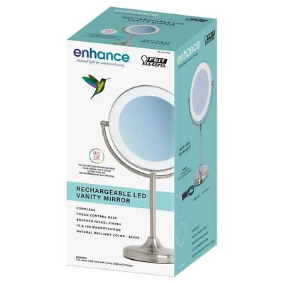#ad FEIT ELECTRIC Rechargeable LED Vanity Mirror READ light dont work Used $45.00