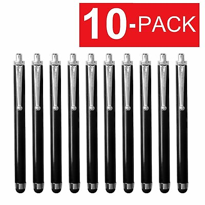 #ad 10x Universal Touch Screen Pen Metal Stylus For iPhone 5 6S 7 iPad Samsung Phone $5.69