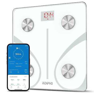 #ad Smart BMI Weight Scale Wireless Digital Bathroom Body Comp Fat Analyzer w App $52.99