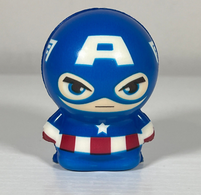 #ad Marvel Squish Foamie Captain America made by Greenbrier International 3quot; Figure $2.95