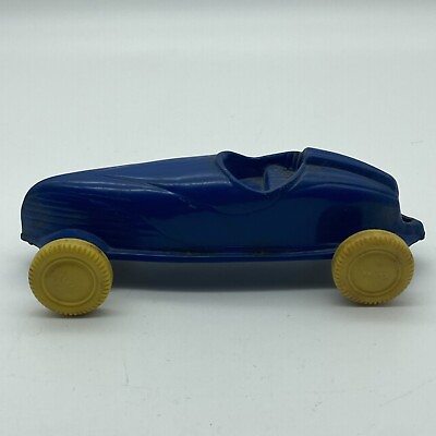 #ad 1950#x27;S Rare Mr Peanut Balloon Powered Car Elmer Plastic Blue Toy Car Planters $27.99