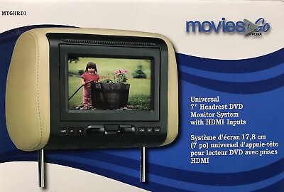 #ad Audiovox Movies to Go MTGHRD1 7quot; Headrest DVD CD Monitor with HDMI Inputs MTG $248.76
