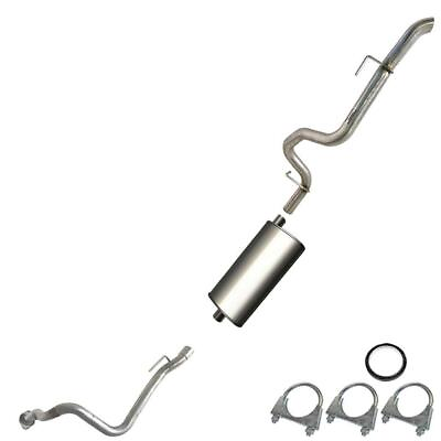Front Pipe Muffler Tailpipe Exhaust Kit compatible with 96 99 Cherokee 4.0L $219.74