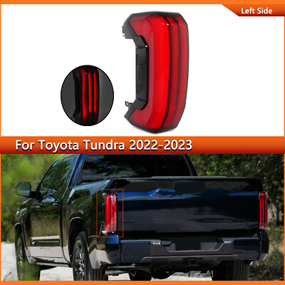#ad Driver Left Side LED Tail Light 3 Pins Fit Toyota Tundra 2022 23 Rear Tail Lamp $154.84