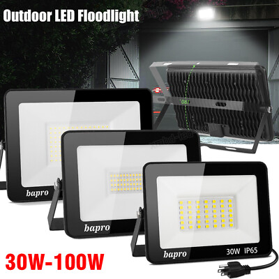 Led Flood Light 30W 50W 100W Outdoor Security Garden Yard Spotlight Lamp 110V $30.99