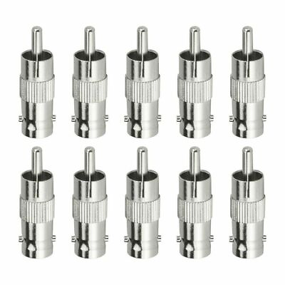 #ad Fite ON 10pcs BNC Female RCA Male Jack Adapter Connector For Lorex DVR Camera $7.29