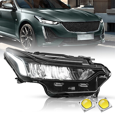 #ad For 2020 2023 Cadillac CT5 LED DRL Headlight W Cornering Lamp Passenger Side RH $252.99