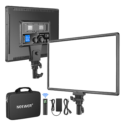 Neewer 18inch 288 LED Video Light Dimmable Bi Color Soft Light Panel Photography $83.69