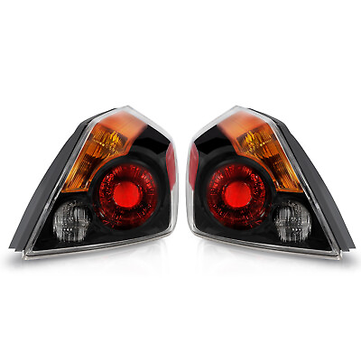 #ad Tail Lights For 2007 2012 Altima Sedan Black Replacement Pair LeftRight 07 12 $91.99