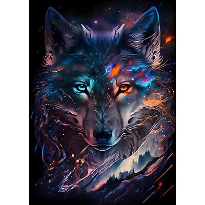 #ad Wolf Diamond Painting Kits for Adults Wolf DIY 5D Full Drill Diamond Painting K $12.40