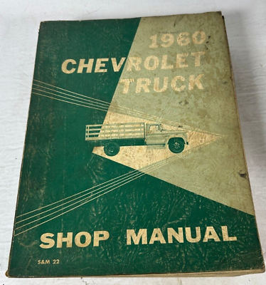#ad 1960 Chevrolet Truck Shop Service Manual 60 Chevy Pickup $30.00