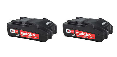 #ad Metabo 625596000 18V 2.0Ah Lithium Ion Compact Battery 2 Pack $149.99