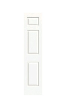 #ad 18 x 80quot; 3 Panel White Textured Beveled Door NEW $119.99