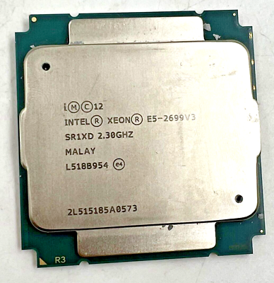 #ad Intel XEON E5 2699V3 CPU PROCESSOR 18 CORE 2.30GHZ SR1XD L518B954 145W $41.40