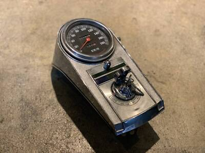 #ad Vintage HARLEY Softail 84 99 EVO Speedometer Dash Console instrument Gauge Key $459.95