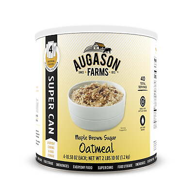 #ad Augason Farms Maple Brown Sugar Oatmeal $15.88