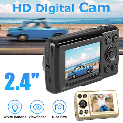 #ad Digital Camera 2.4 Inch TFT LCD Screen 4X Zoom HD 14MP Anti Shake Mic US SHIP $21.37