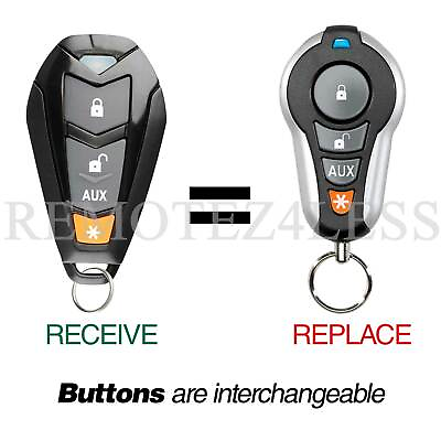 #ad New Replacement Dei Viper 4 Button Keyless Remote Key Fob Control For EZSDEI7141 $22.45
