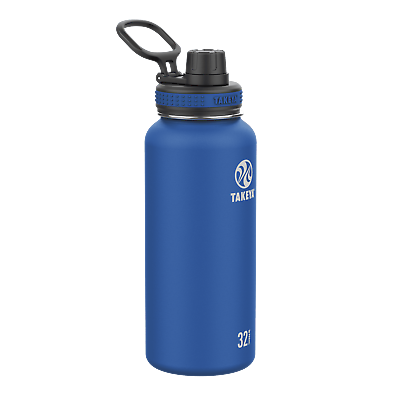 #ad Originals Spout Water Bottle Stainless Steel Vacuum insulated 32 oz Navy $27.99