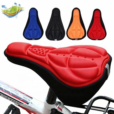 #ad #ad 1pc Mountain Bike Seat Cover 3D Soft Cycling Sponge Pad Outdoor Breathable Cushi $13.96