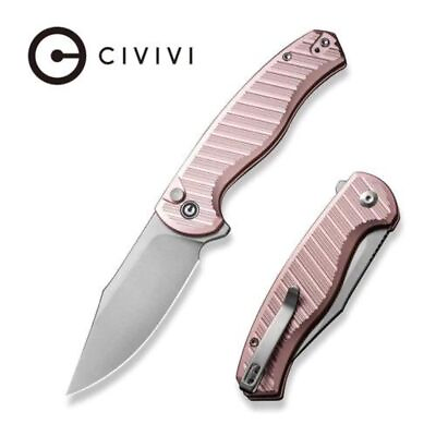 #ad Civivi Knife Stormhowl Light Pink Aluminum Satin Nitro V C23040B 3 $95.20