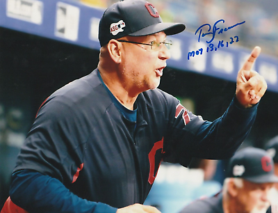 #ad TERRY FRANCONA CLEVELAND INDIANS MOY 13 16 22 ACTION SIGNED 8x10 $59.99