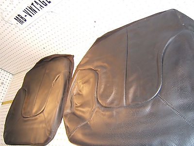 #ad Mercedes 02 W215 CL600 REAR L amp; R seat LEATHER cushion CHRARCOAL Genuine 2 Cover $318.00