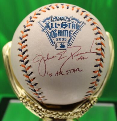 #ad Jake Peavy 2005 All Star Game Autographed Baseball JSA COA $95.00