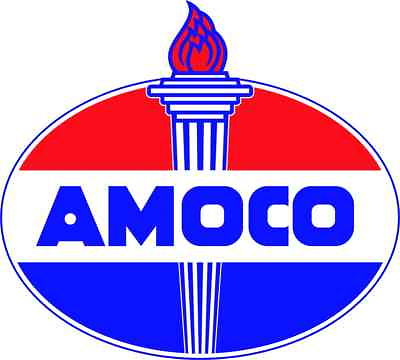#ad Amoco vinyl cut sticker decal 10quot; vintage $13.85