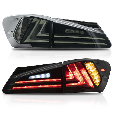 #ad VLAND SMOKE LED Tail Lights For 2006 2013 Lexus IS250 IS350 Sedan amp; 08 14 ISF $199.99