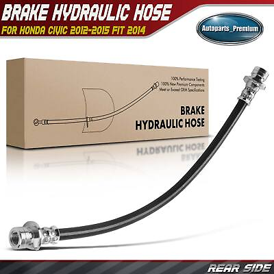 #ad New Rear Left or Right Brake Hydraulic Hose for Honda Civic 2012 2015 Fit 2014 $11.99