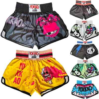 #ad Mma Training Shorts Muay Thai Fighting Boxing Sports Pants $19.80