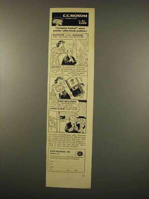 #ad 1956 Rudd Melikian Kwik Kafe Vending Machine Ad $19.99