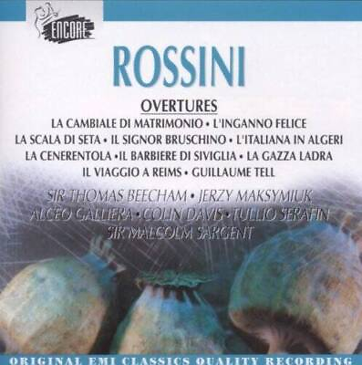 #ad Rossini: Overtures Audio CD By Gioachino Rossini VERY GOOD $4.15