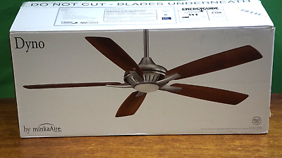 #ad #ad Minka Aire Dyno LED 52quot; Ceiling Fan With Remote Heirloom Bronze F1000 HBZ $199.99